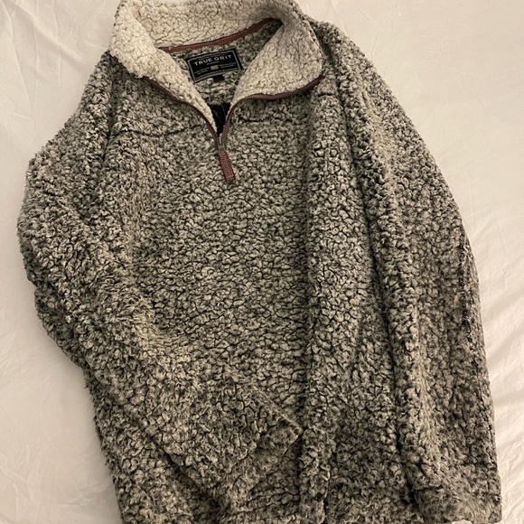 True Grit Sherpa Quarter Zip - Picture 1 of 2